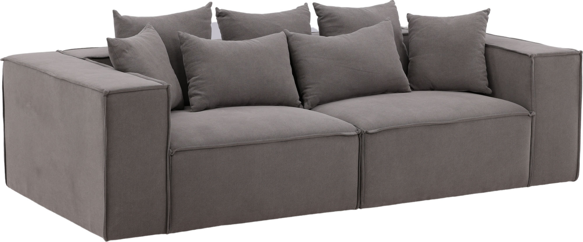 Gillholmen 3-sits soffa - Grå linne Gillholmen 3-sits soffa - Grå linne