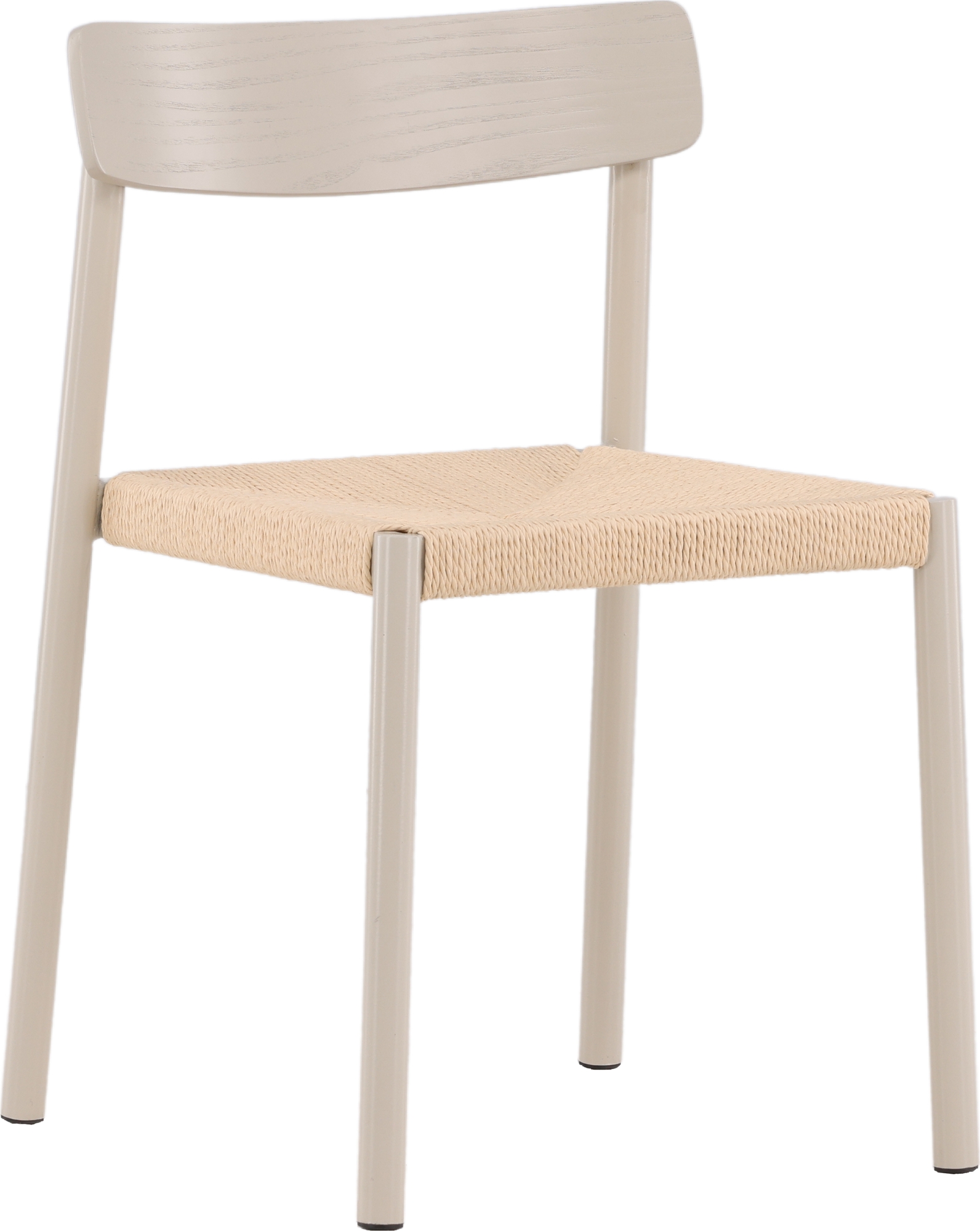 Matstol med rottingsits - Greige Matstol med rottingsits - Greige