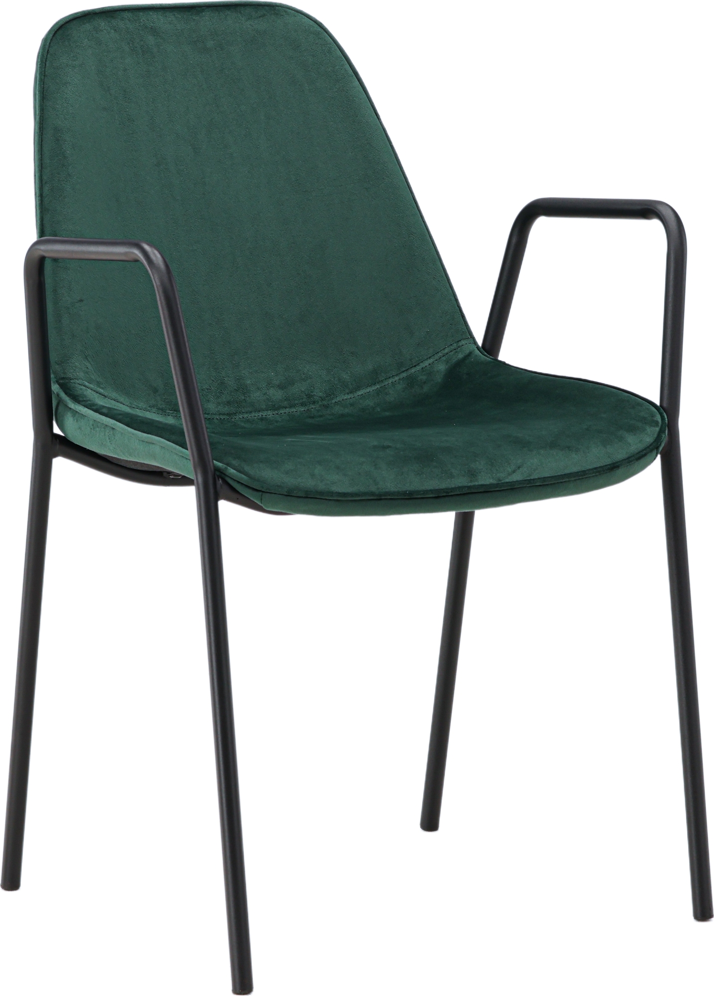 Klädesholmen eetkamerstoel - Zwart/donkergroen Klädesholmen eetkamerstoel - Zwart/donkergroen