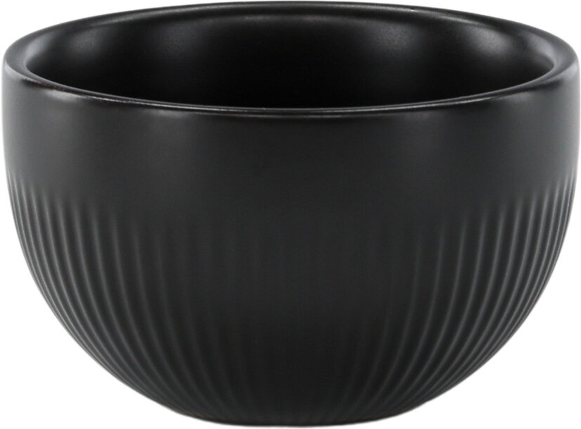 Chique kandelaar 9 x 6 cm - Zwart