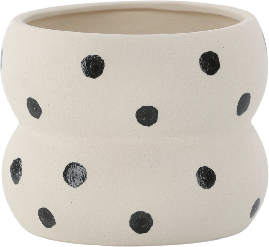 Dapne kruka - Svart/Vit