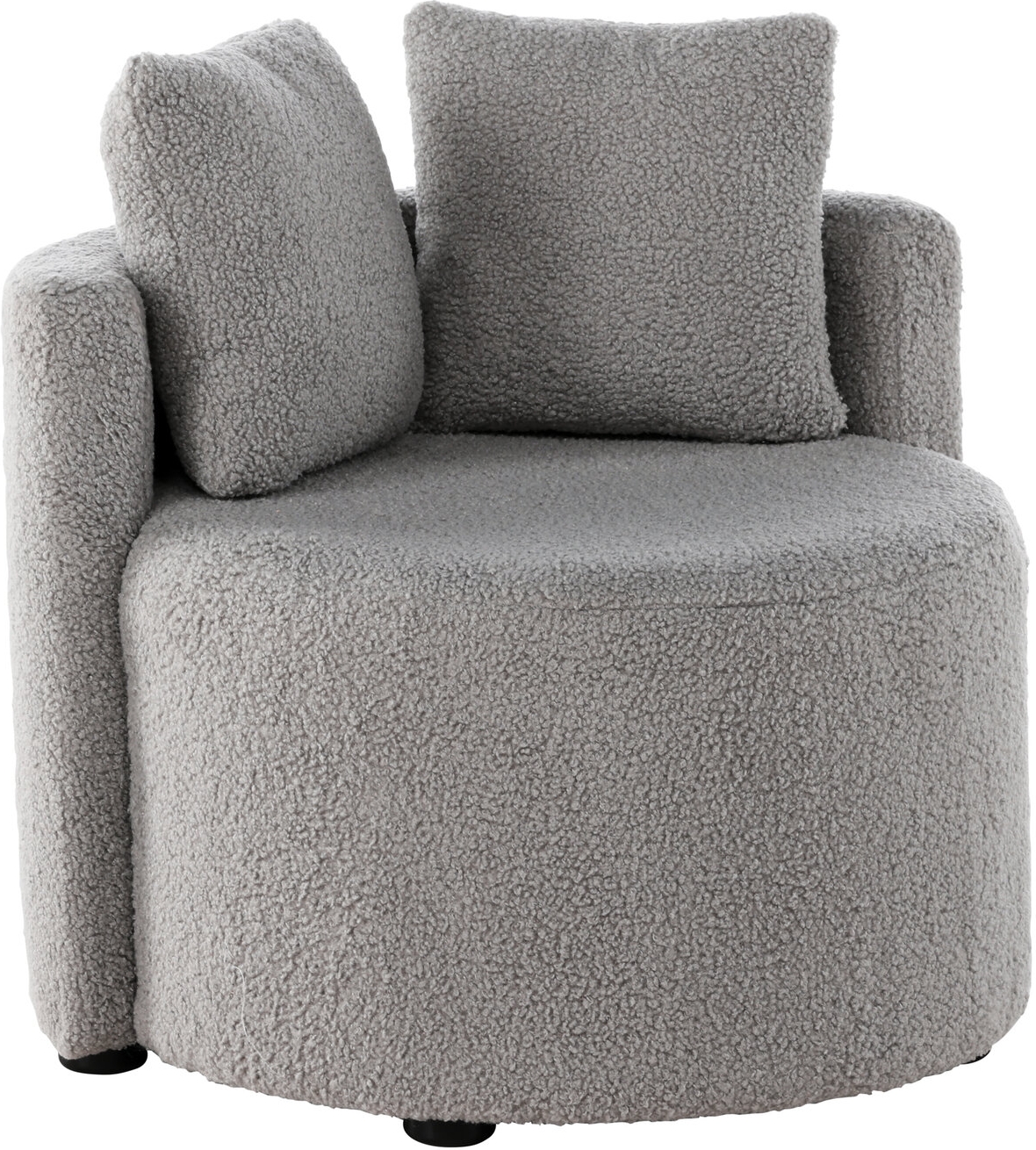 Kelso 2-sits barnsoffa - Grå teddy Kelso 2-sits barnsoffa - Grå teddy