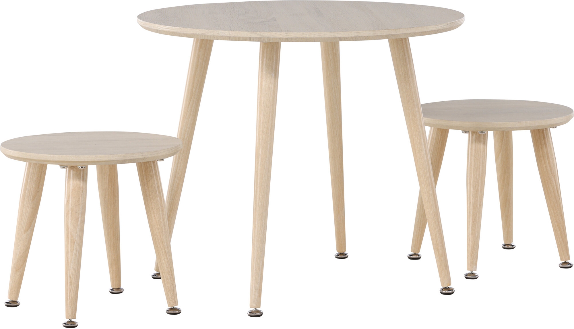 Kids barnbordsset Ø60/32,5 cm - Whitewash Kids barnbordsset Ø60/32,5 cm - Whitewash