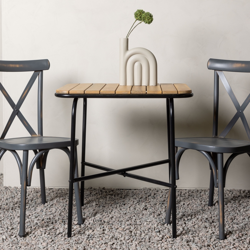 Holmbeck salontafel - Zwart/Natuurlijk