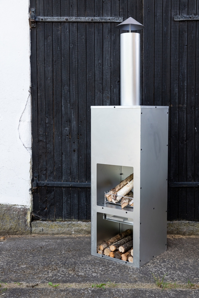 Makarima open haard - Zilver