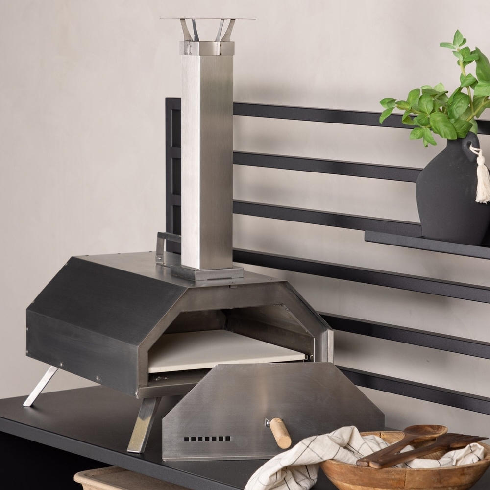 Hamn� pizzaoven - Zilver