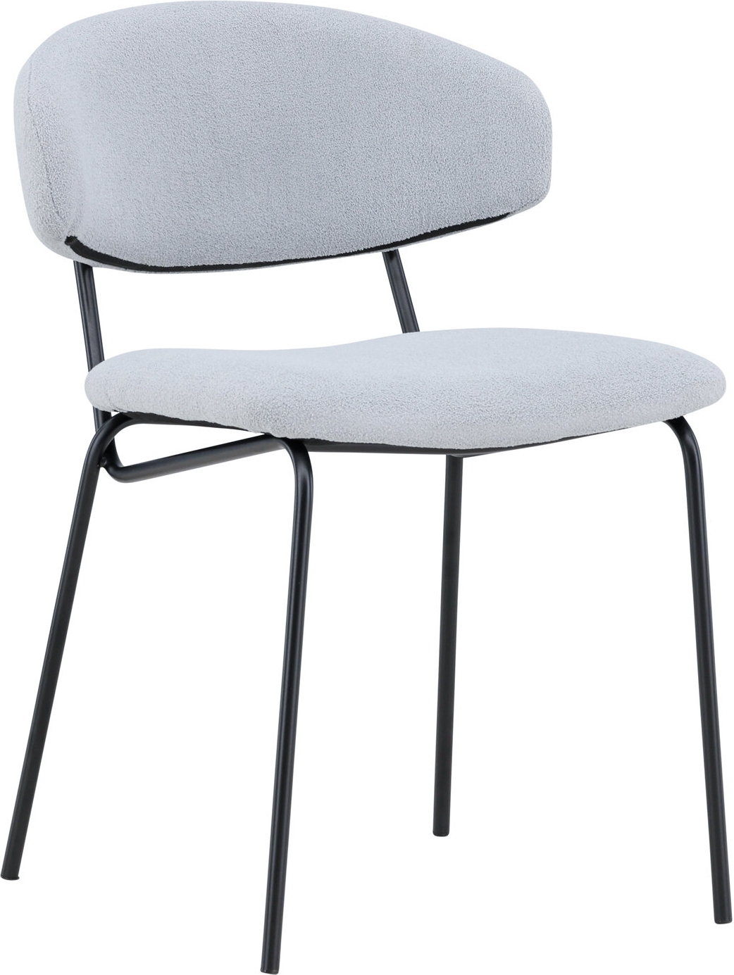 Chico matstol - Blå bouclé Chico matstol - Blå bouclé