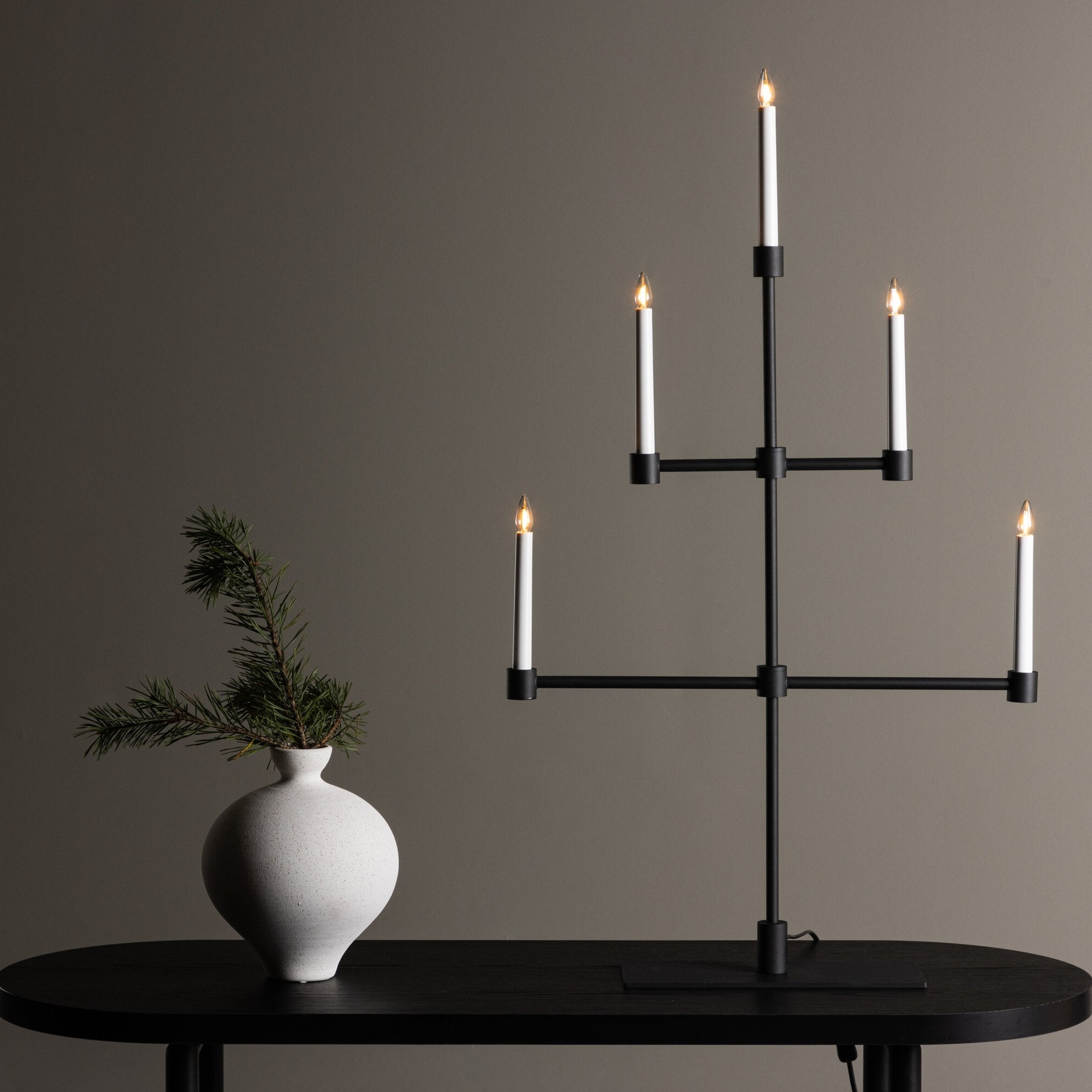 Avoriaz tafellamp - Zwart