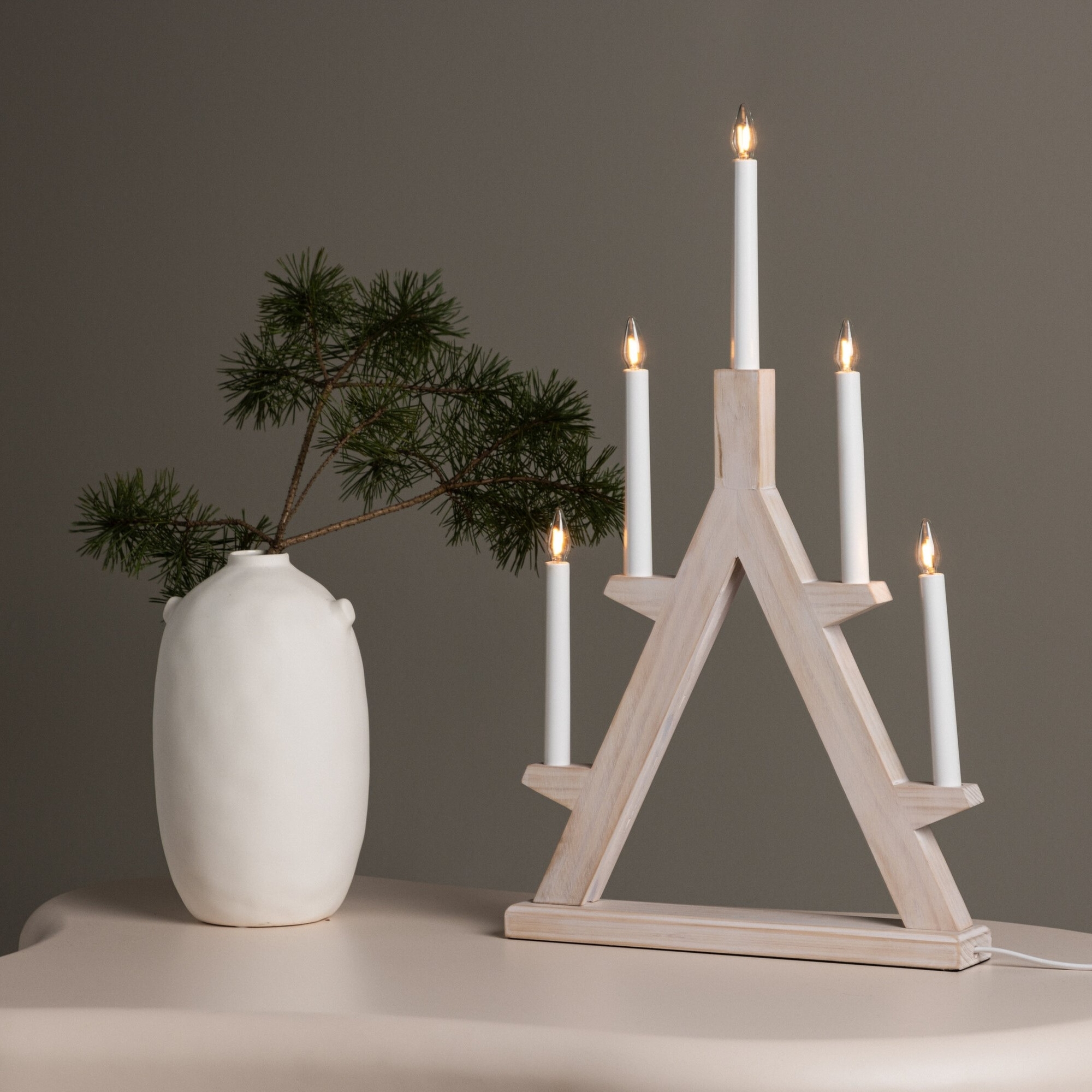 Val Thorens bordslampa - Whitewash Val Thorens bordslampa - Whitewash