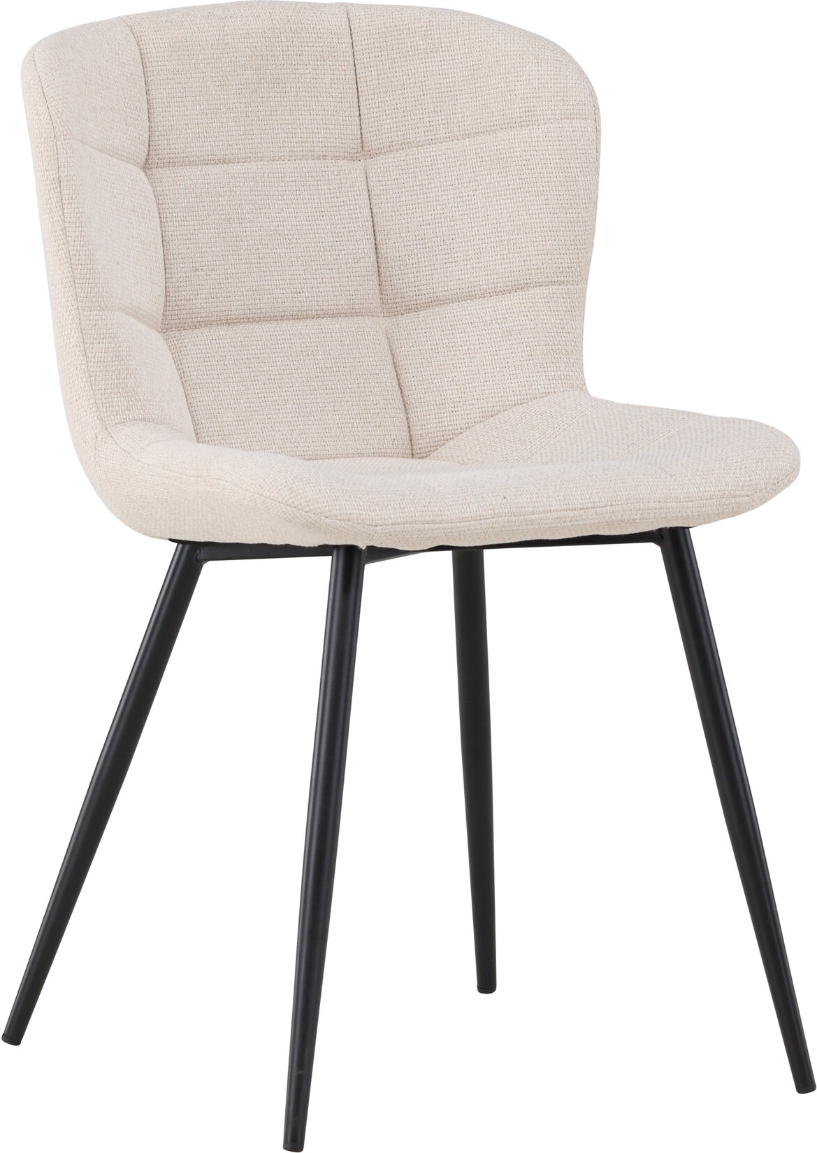 Lily matstol - Beige/Svart Lily matstol - Beige/Svart