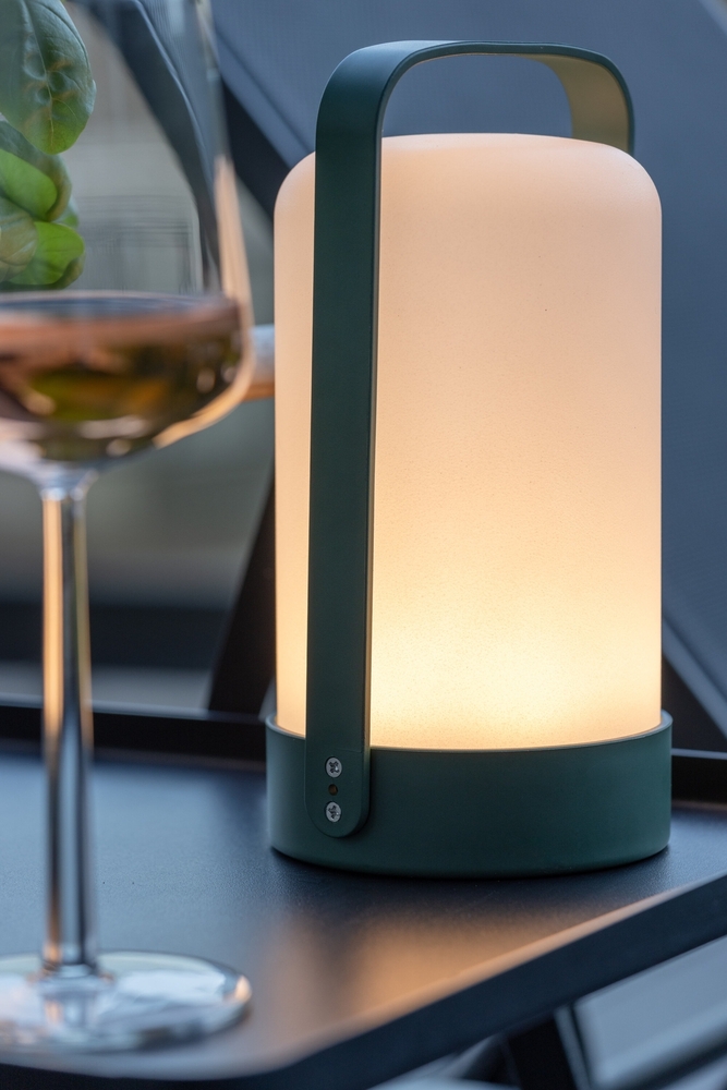 Fern tafellamp - Groen/Wit Fern tafellamp - Groen/Wit