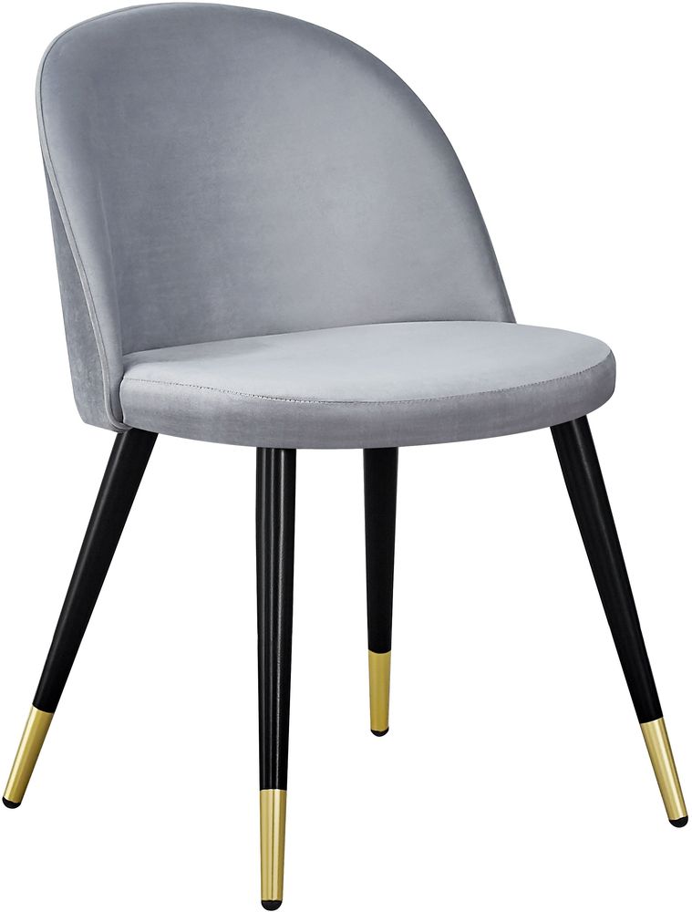 Alice matstol - M�ssing/ljusgr� sammet