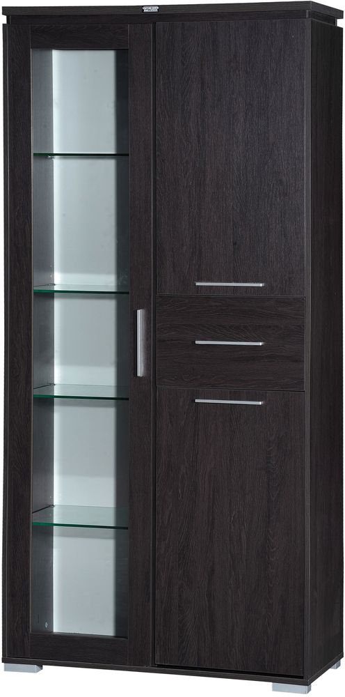 Trinidad vitrinskåp - Svart Ek Trinidad vitrinskåp - Svart Ek