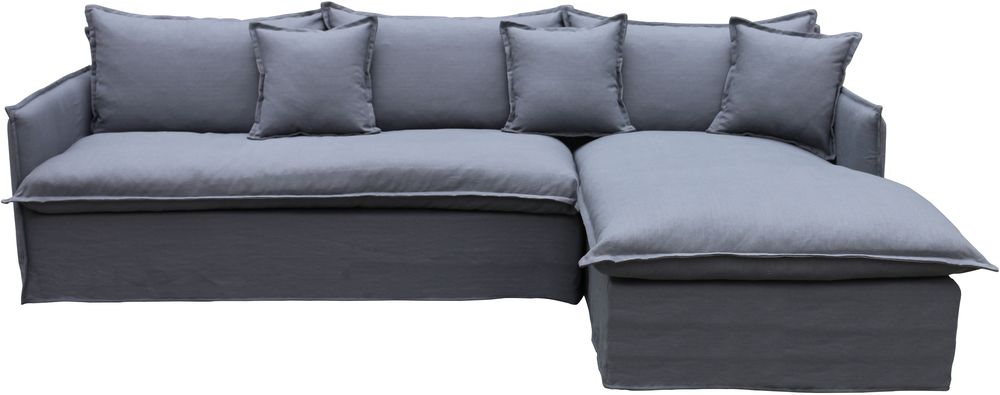 Delfi divansoffa höger - Grå Delfi divansoffa höger - Grå