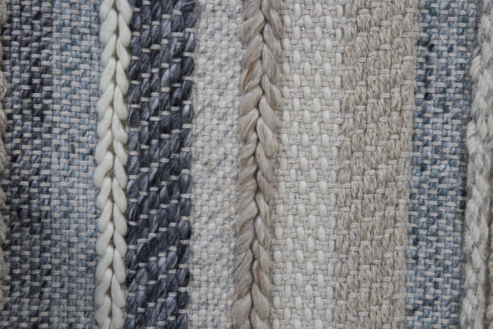 Anna ullmatta 200 x 300 cm - Beige/bl ull