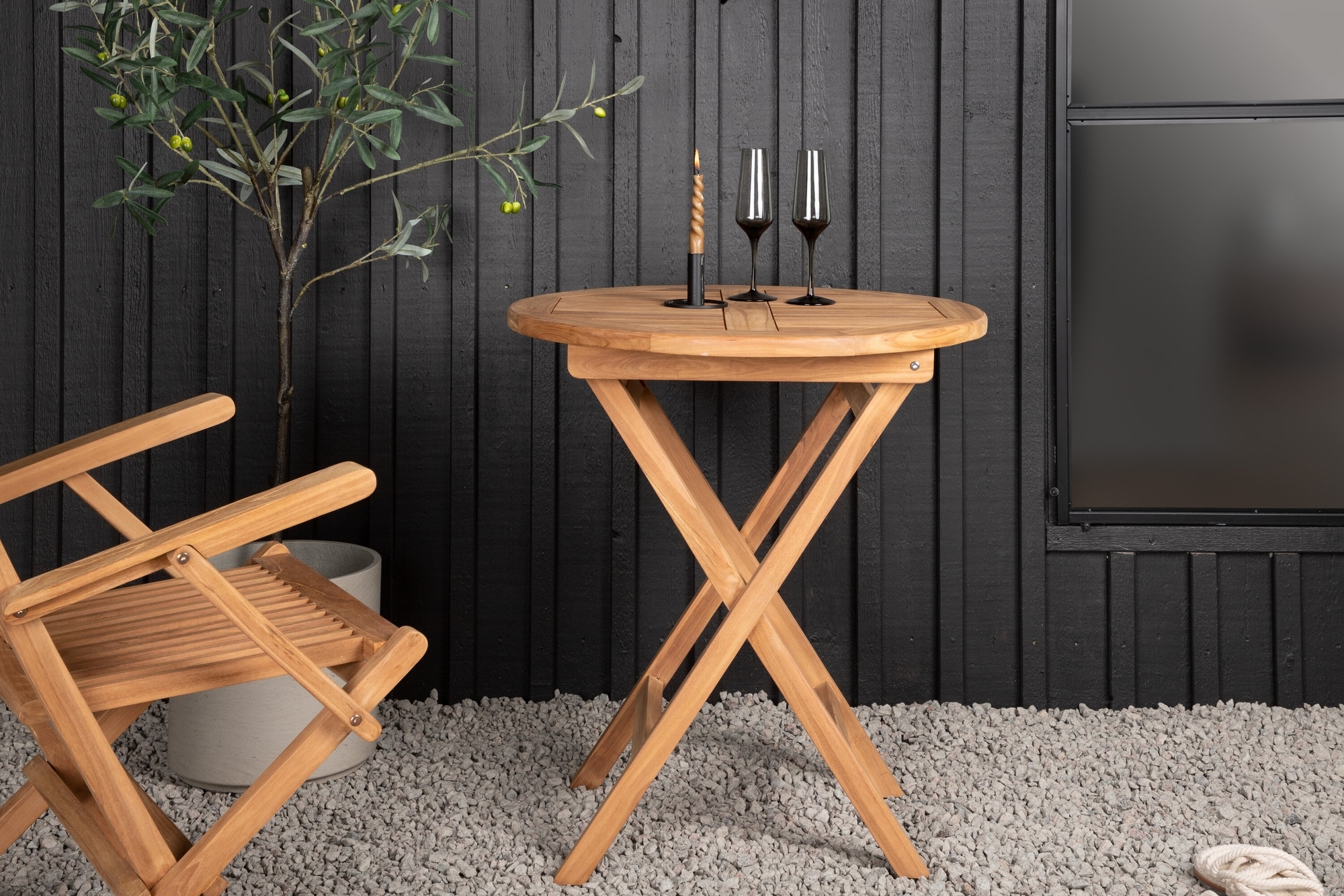 Kenya bord Ø70 cm - Teak Kenya bord Ø70 cm - Teak