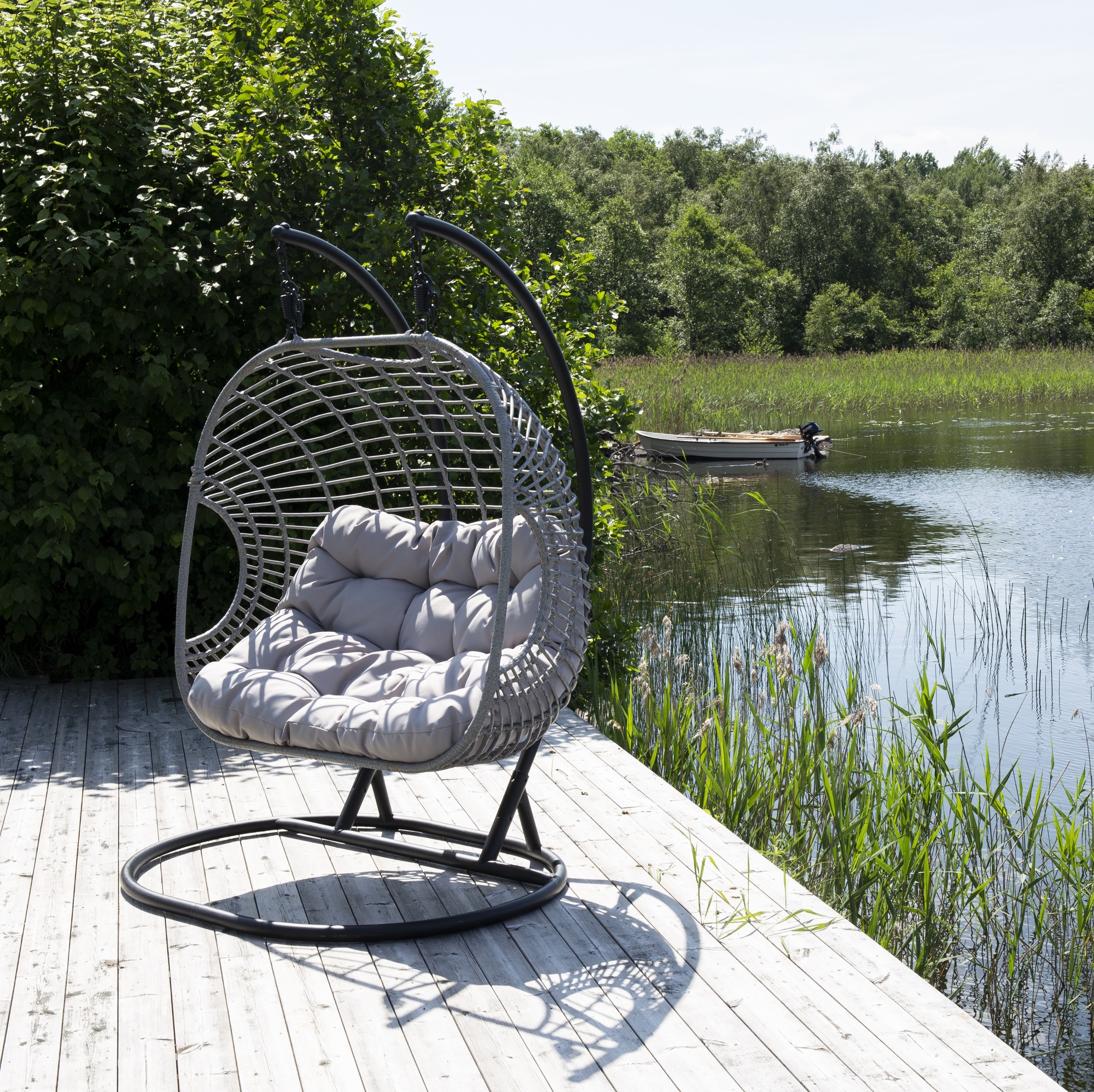 Viga h�ngstol - Svart/gr�