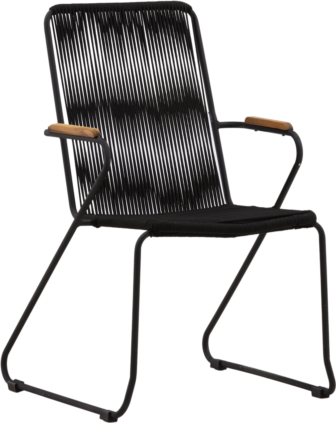 Bois matstol - Svart