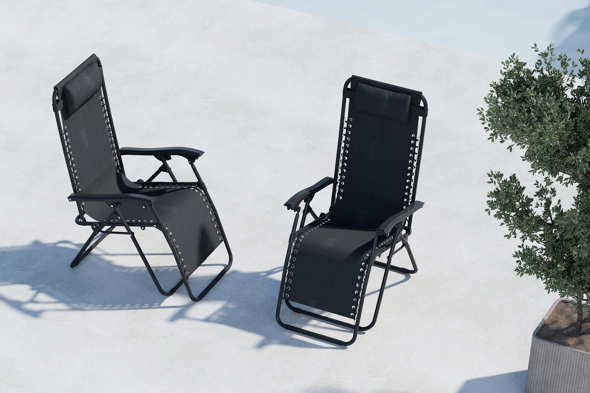 Vulcano Solstol - Svart