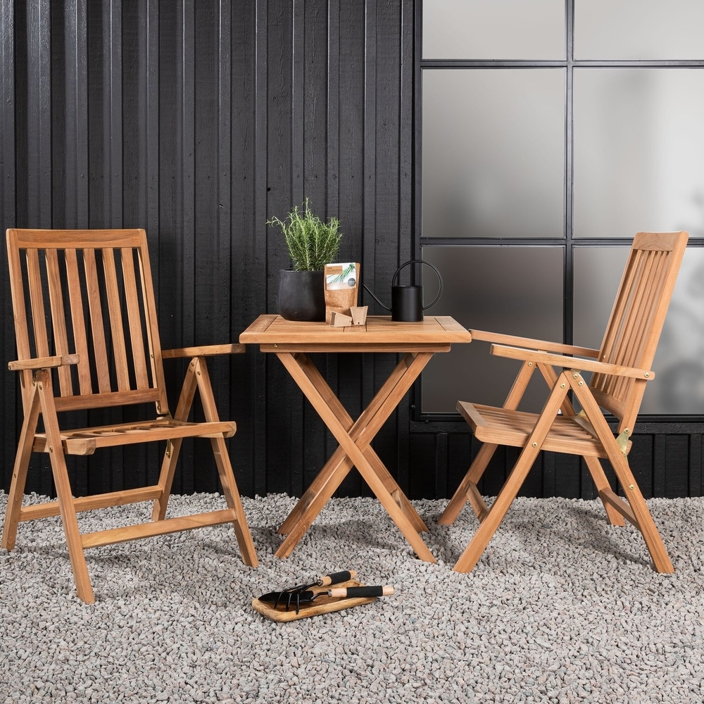 Kenya utematgrupp med 2 st Kenya positionsstolar - Teak Kenya utematgrupp med 2 st Kenya positionsstolar - Teak