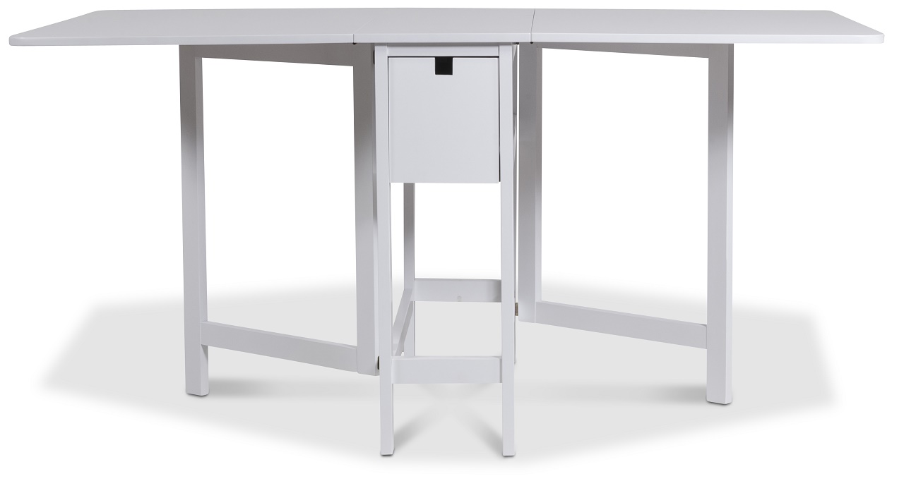 Sandhamn percussietafel met lade 30/90/150 x 80 cm - Wit