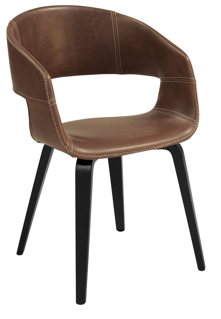 Nova matstol brun PU