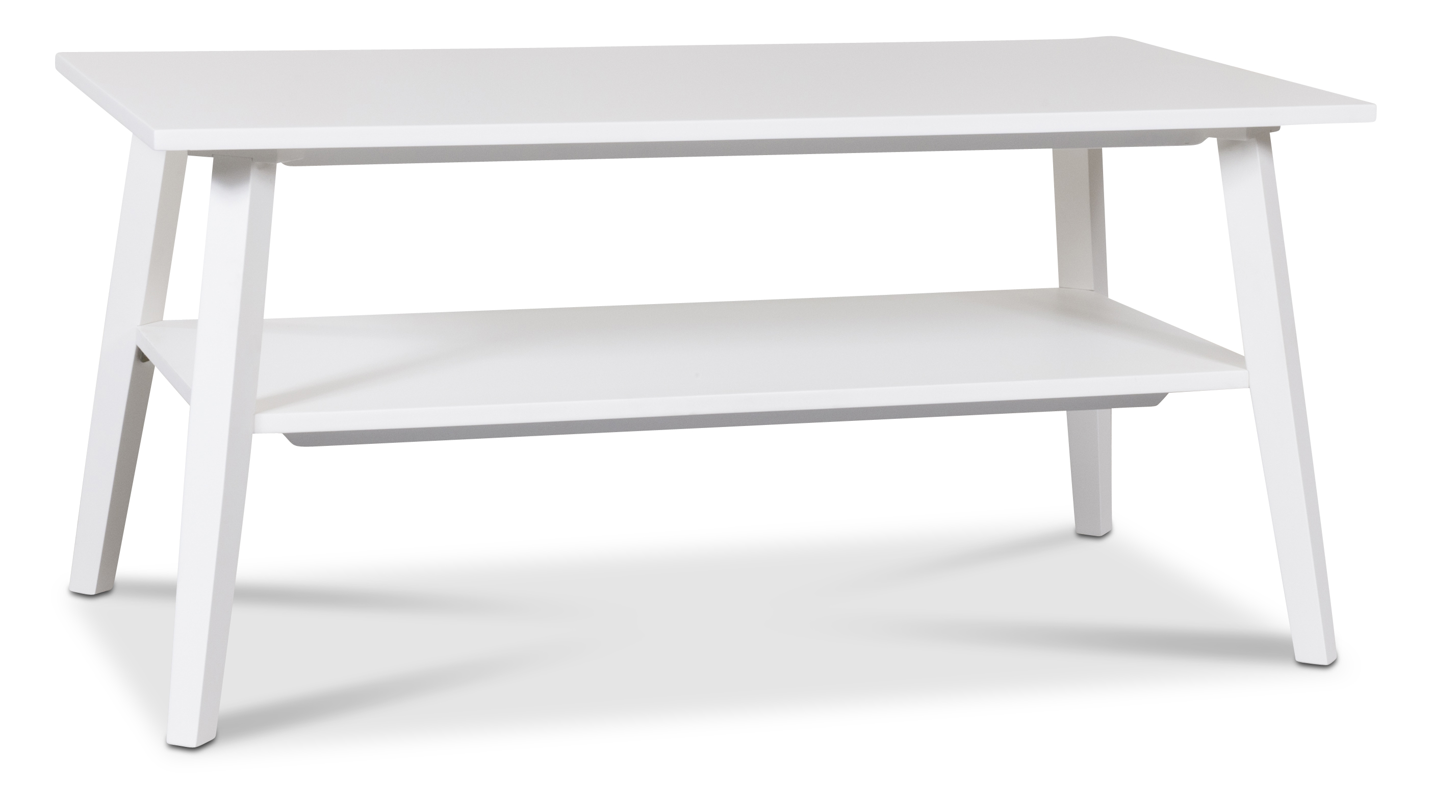 Amanda rektangul�rt soffbord - vit