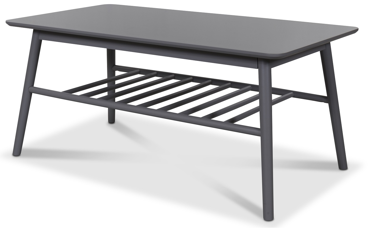 Salt� gr�tt soffbord med hylla 110 x 60 cm