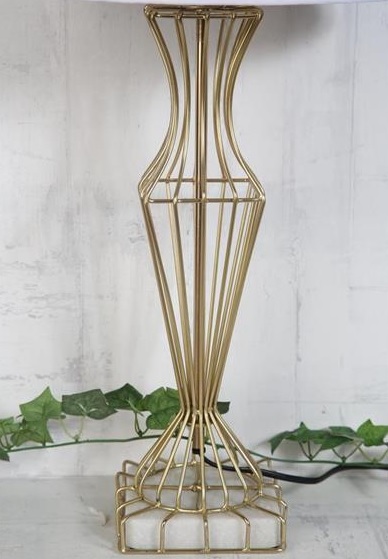 Paris bordslampa 40 cm - M�ssing