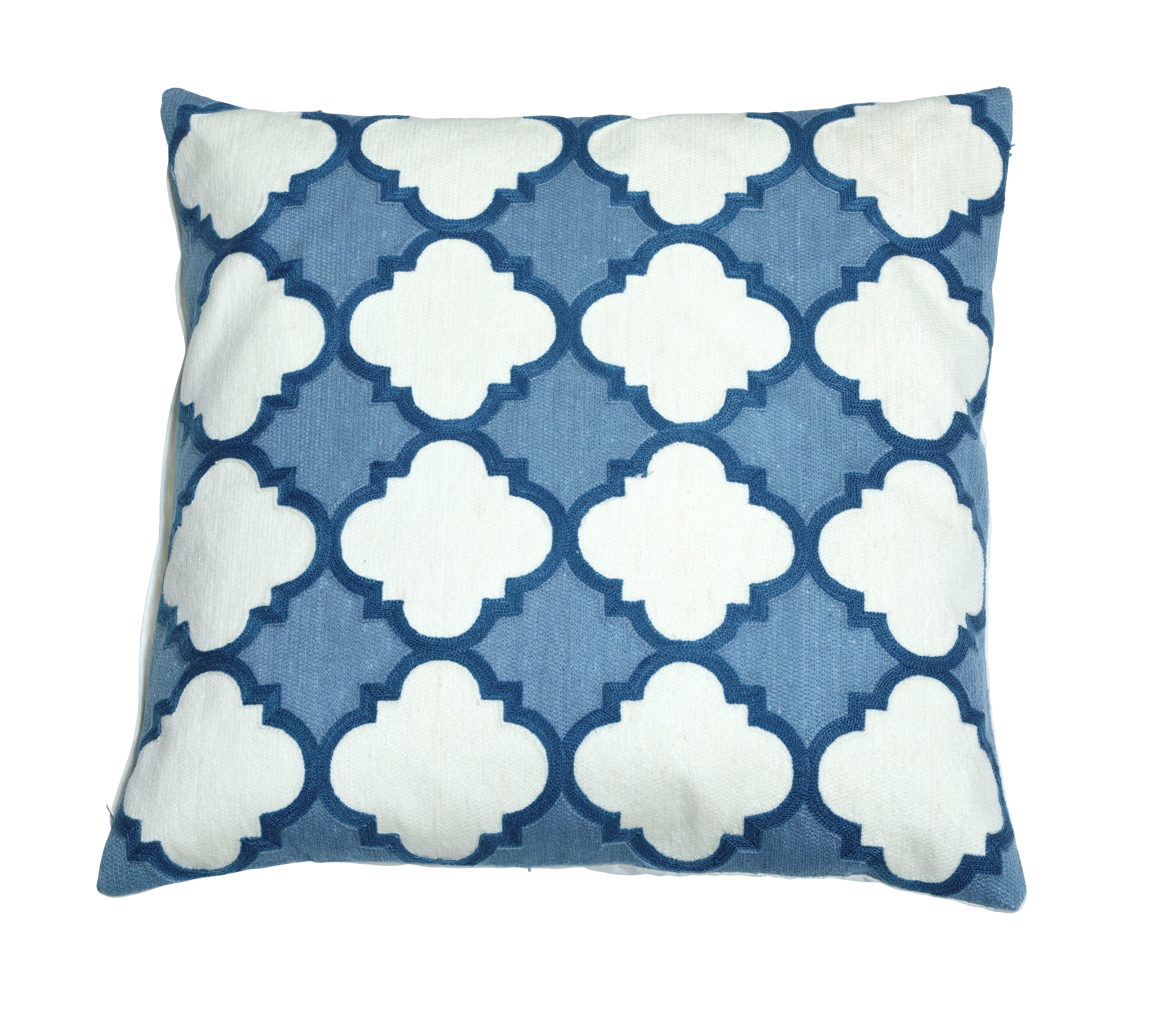 Emira kussenhoes 50x50 cm - Blauw