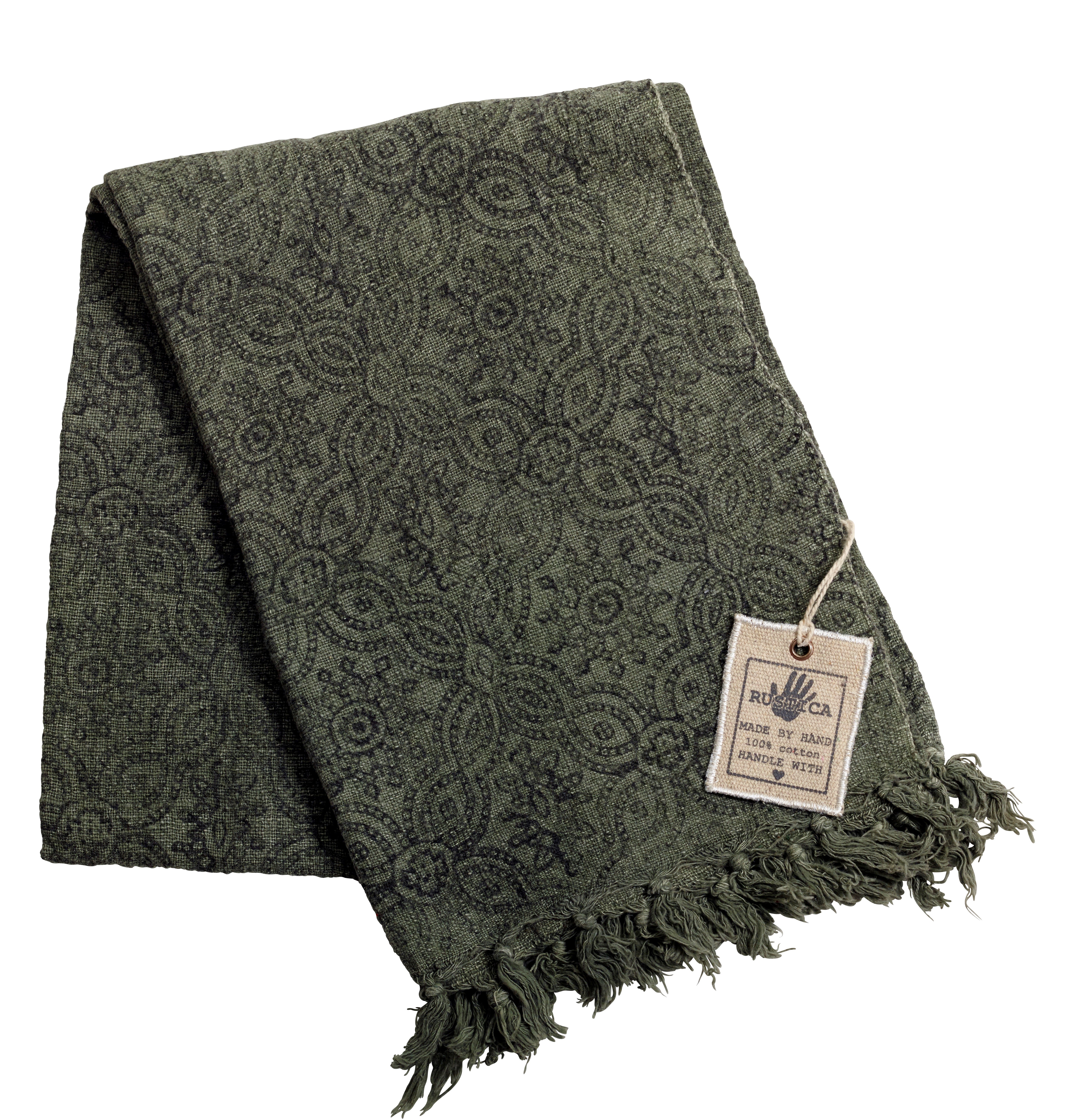 Pläd Rustica 130x170 cm - Grön Pläd Rustica 130x170 cm - Grön