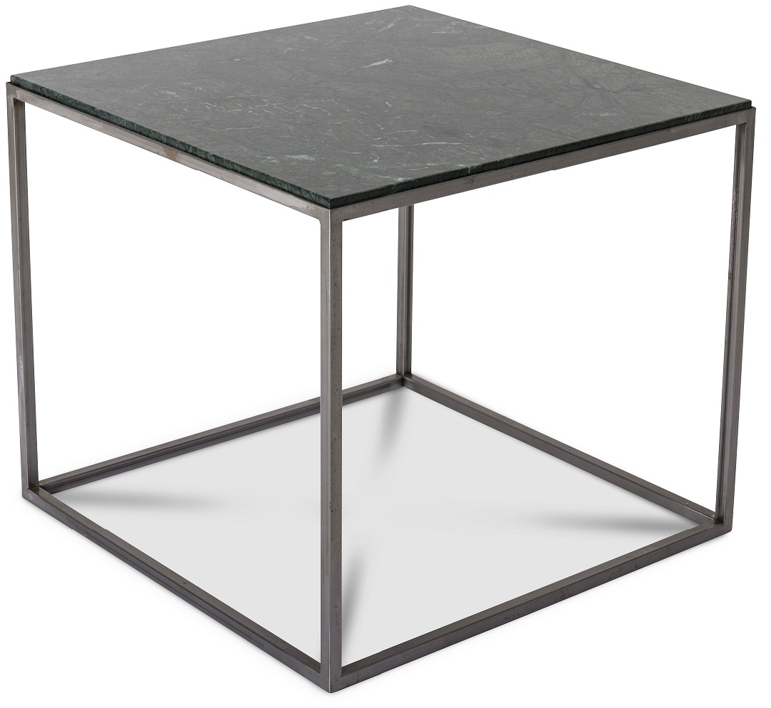 Carrera salontafel vierkant Groen Marmer - Elke kleur onderstel!