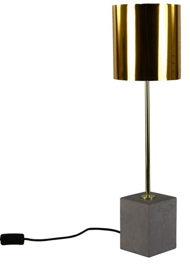 Bordslampa Ocke - Cement / M�ssing