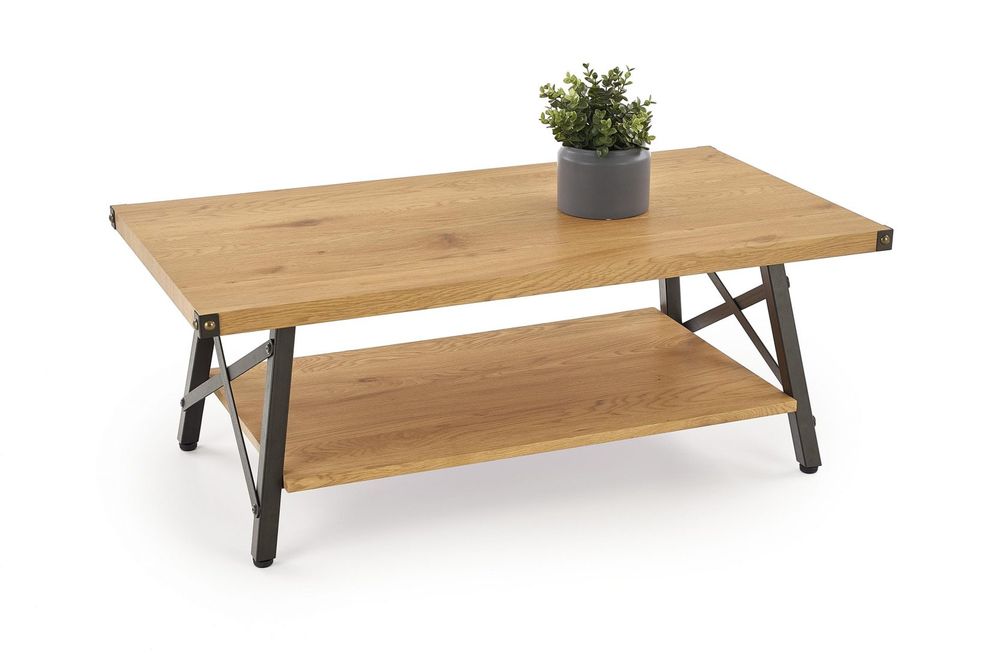 Jesper soffbord - Ek/svart Jesper soffbord - Ek/svart