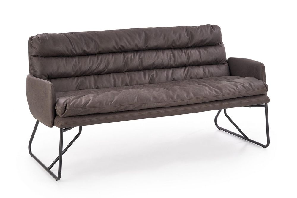 Gerda XL soffa - M�rk gr�/svart