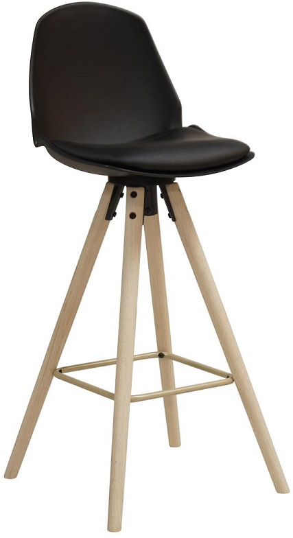 Oslo barkruk 105 cm - Zwart PU