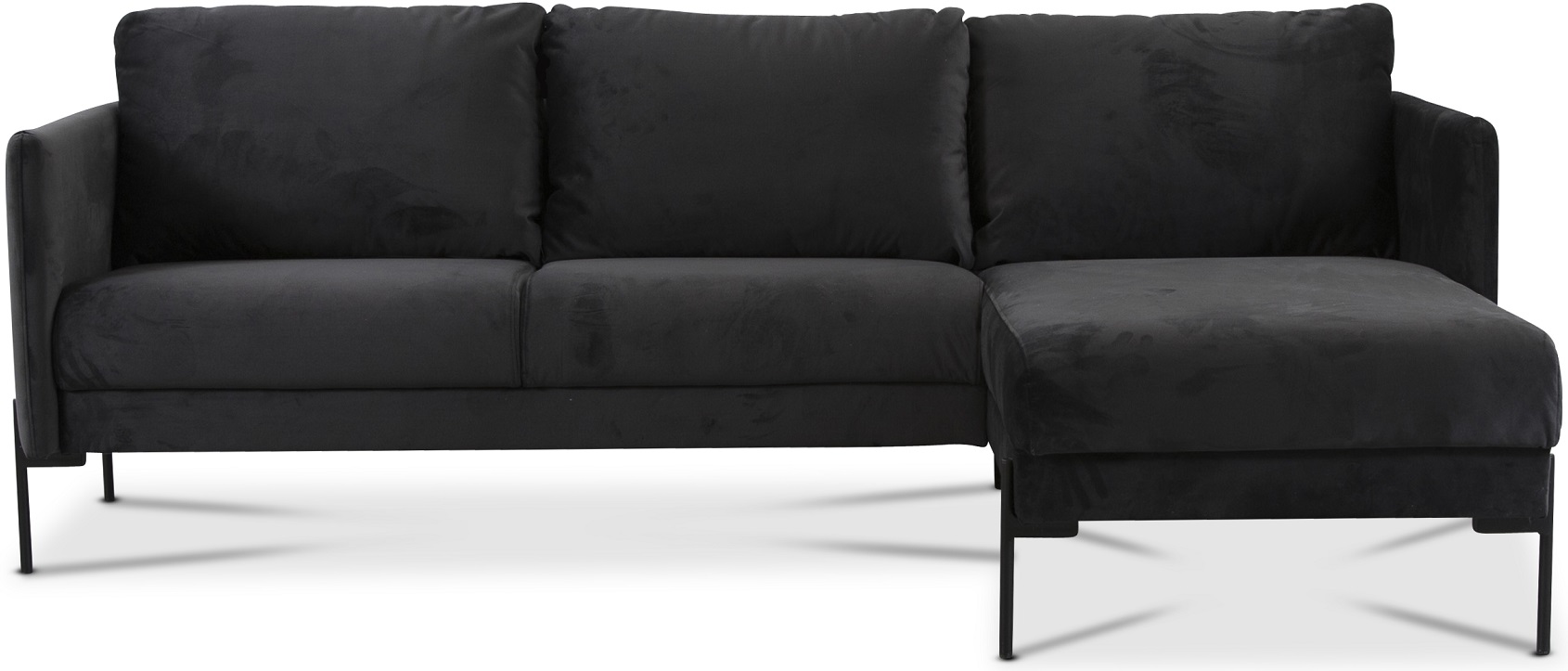 Kingsley divansoffa - Antracit sammet