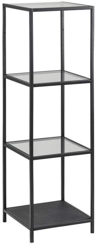 Seaford hylla 120 cm - Svart