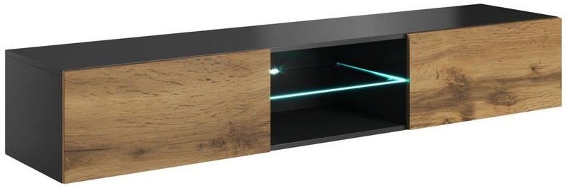 Adiam TV meubel - Eiken/antraciet