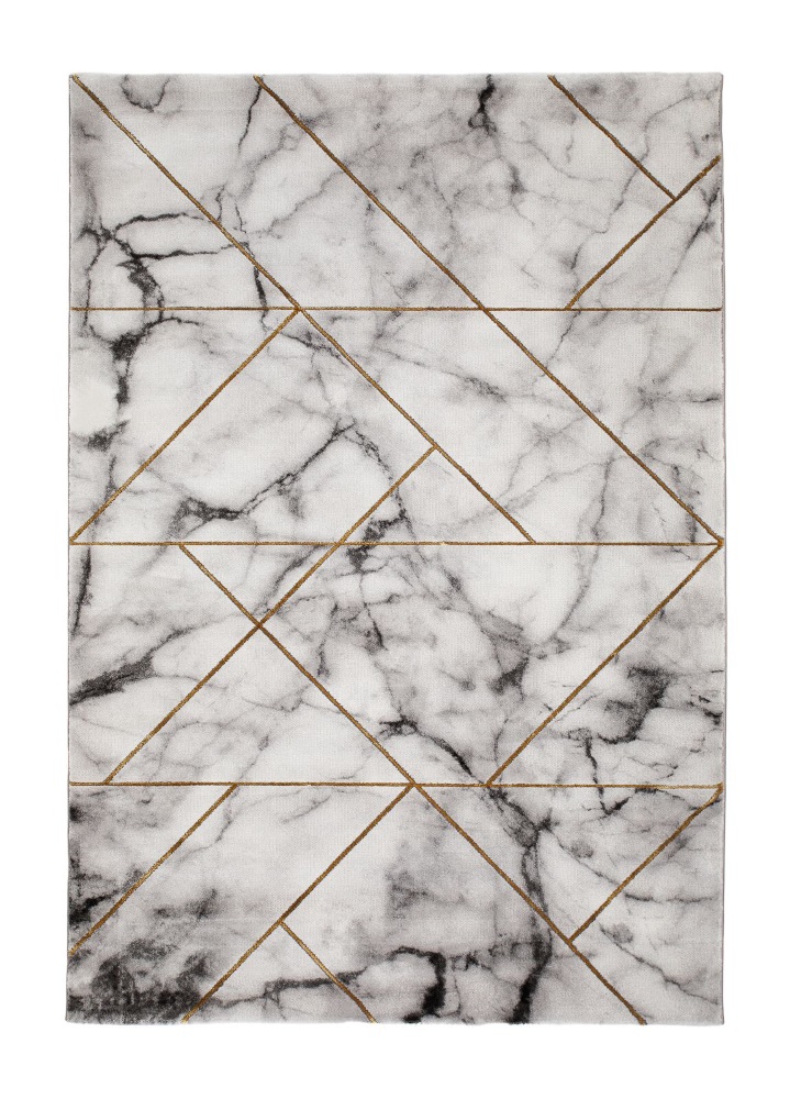 Machinaal geweven vloerkleed - Craft Marble Gold
