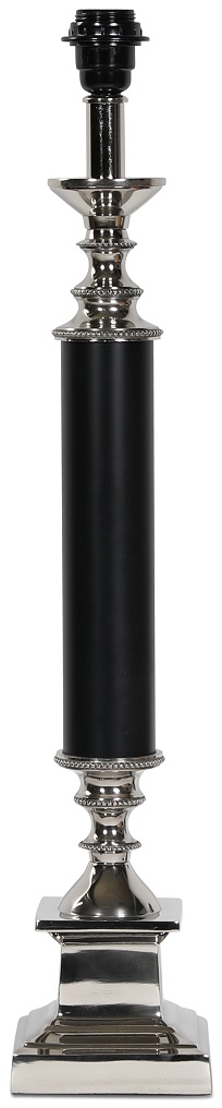 Zero lampfot H64 cm - Svart / Krom