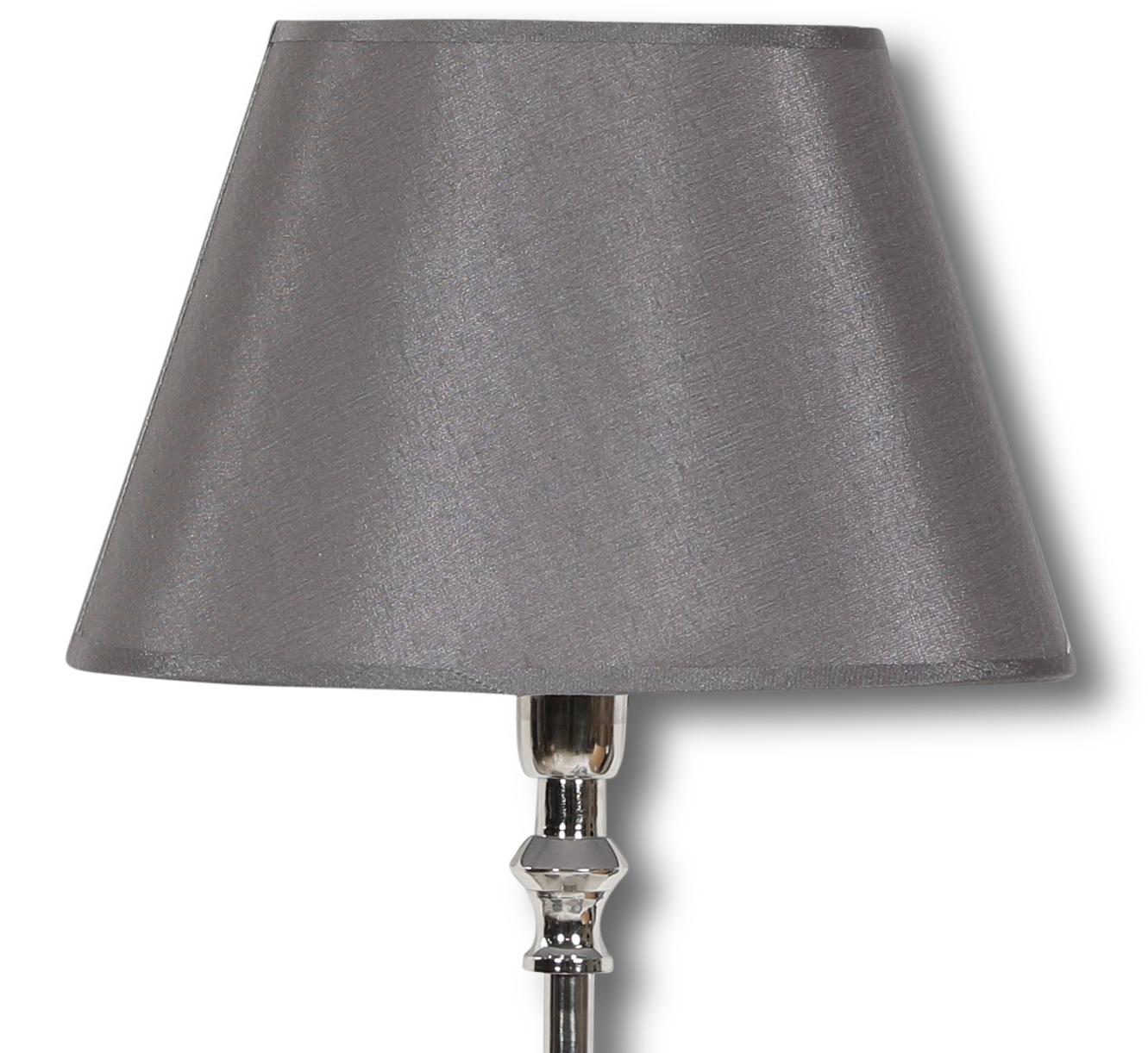 Lampsk�rm rund 35 cm - Gr� (Sammet)