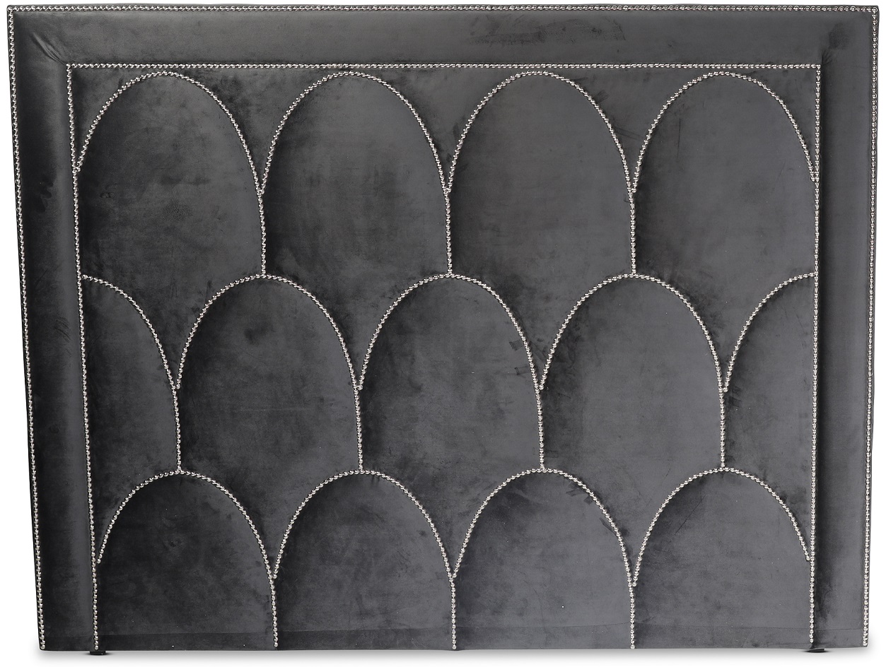 Bianca hoofdbord Antraciet (Velvet) - Elke breedte