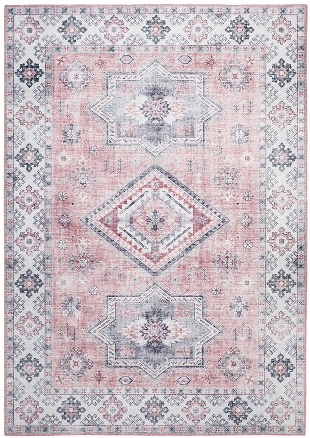 Maskinv�vd matta Cleo Aztek - Rosa