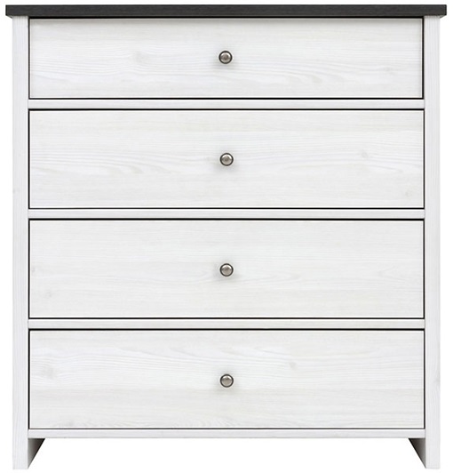 Salvador ladekast - Wit/zwart