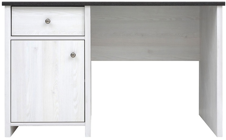 Salvador bureau 120 cm - Wit/zwart