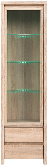 Filippa vitrinekast - Licht eiken