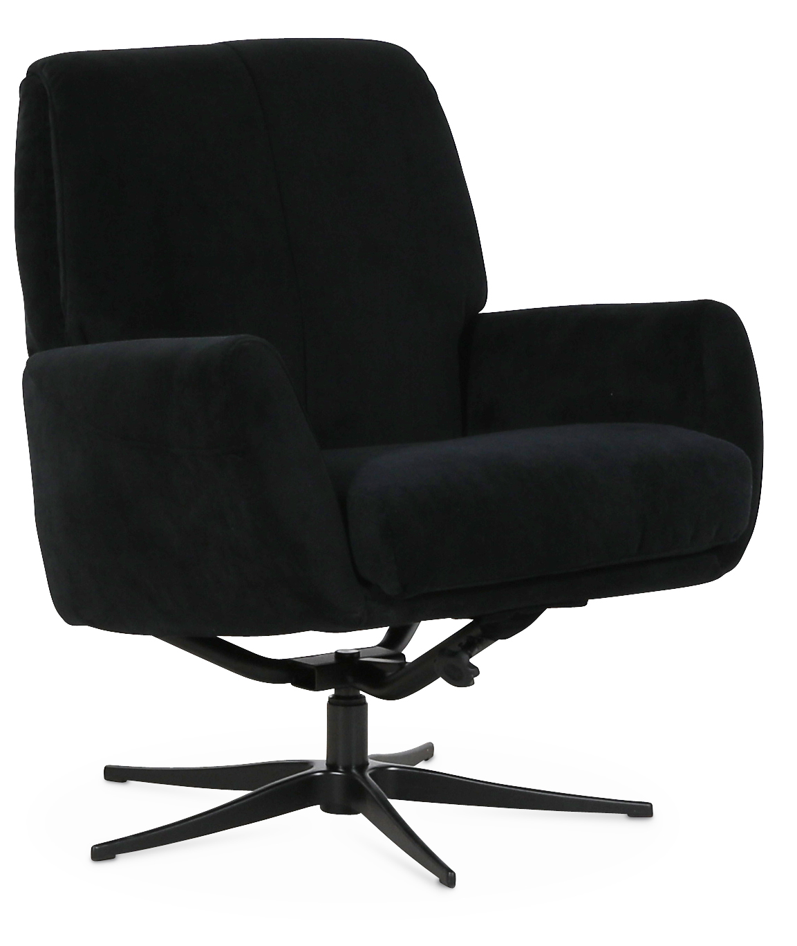 Midsj� f�t�lj (Recliner) - Svart (Tyg)