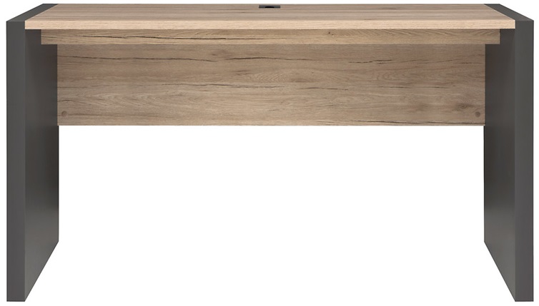 Boss skrivbord 160x70 cm - Grafitgrå/ek Boss skrivbord 160x70 cm - Grafitgrå/ek