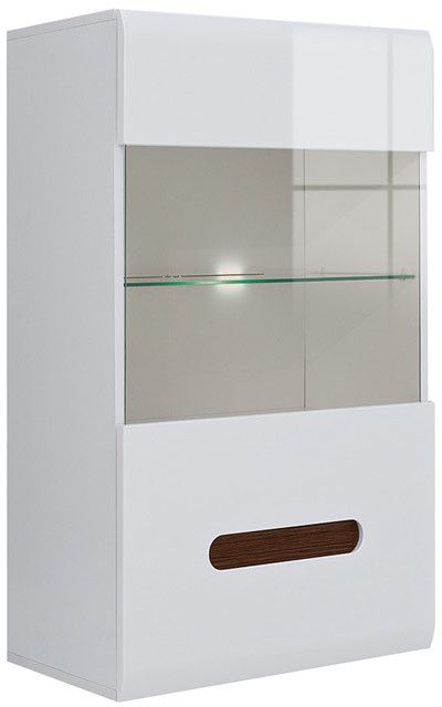 Lunden v�ggsk�p - Vit h�gglans